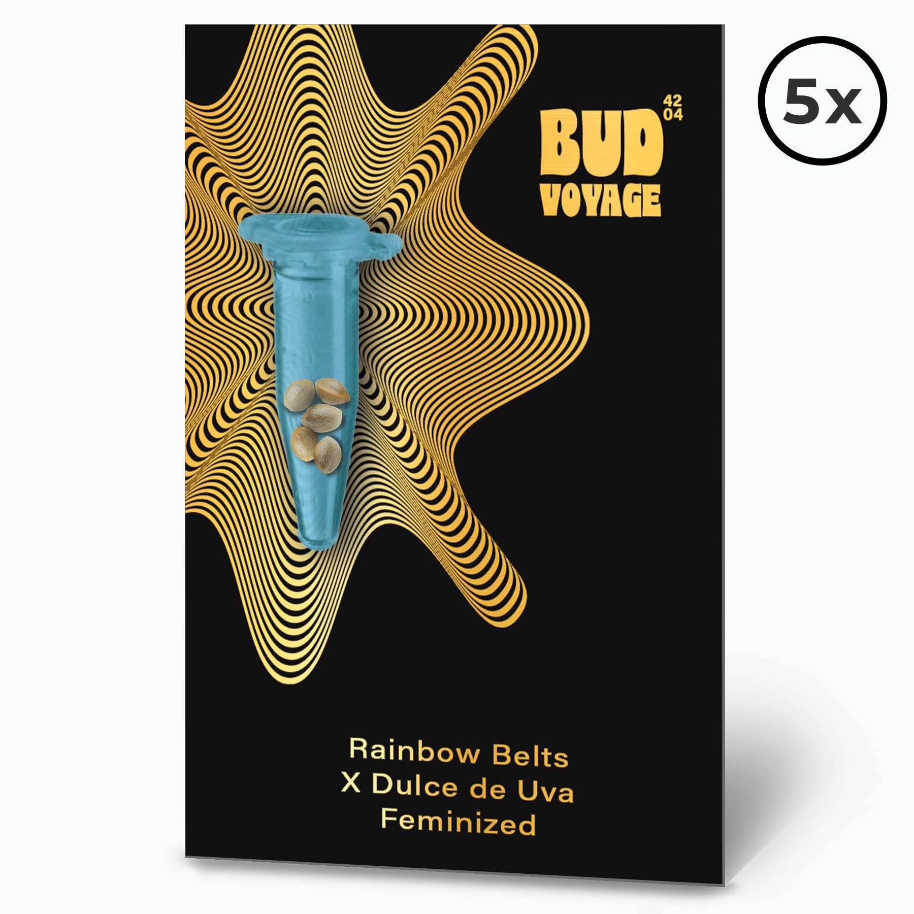 Hanfsamen BudVoyage PREMIUM US Rainbow Belts X Dulce de Uva Fem (glücklich, entspannend, fruchtig)