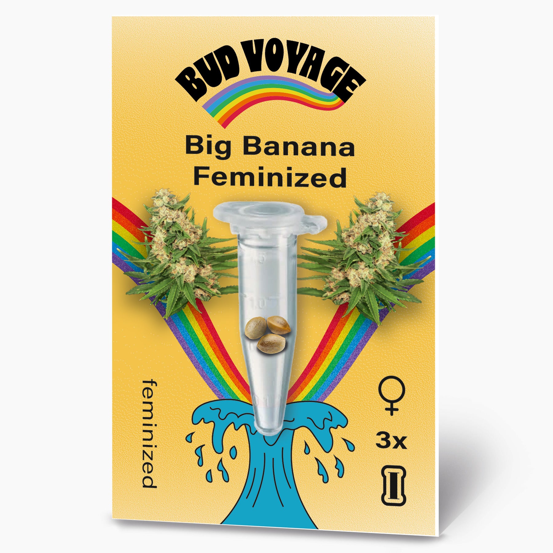 Hanfsamen BudVoyage Big Banana Feminisiert (Beruhigend, stark, großer Ertrag)