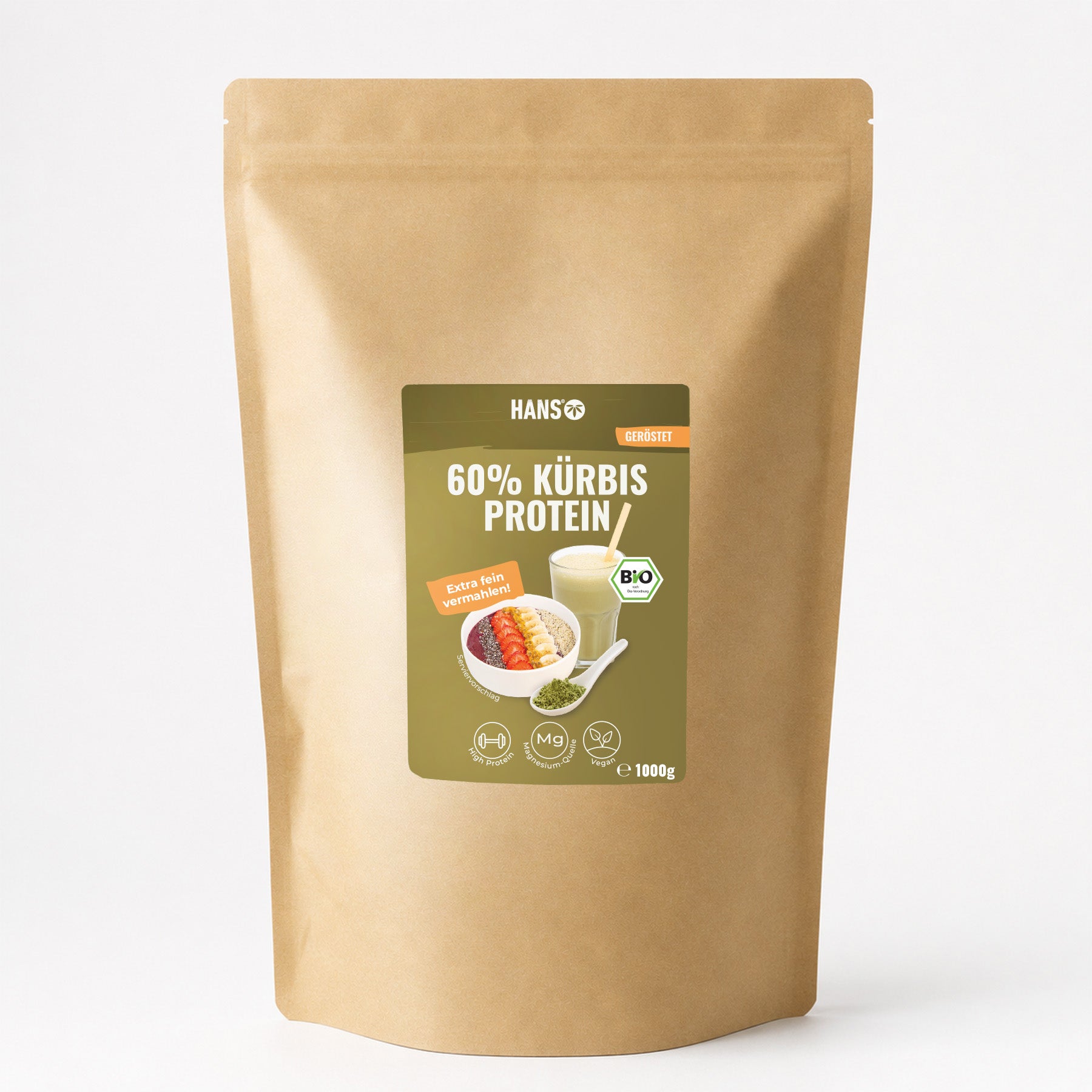 Kürbiskernprotein geröstet