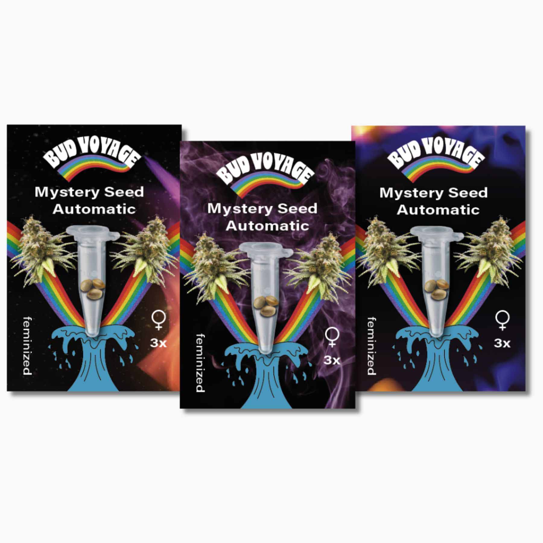 Hanfsamen BudVoyage Mystery Pack - Auto (3x3 Samen)