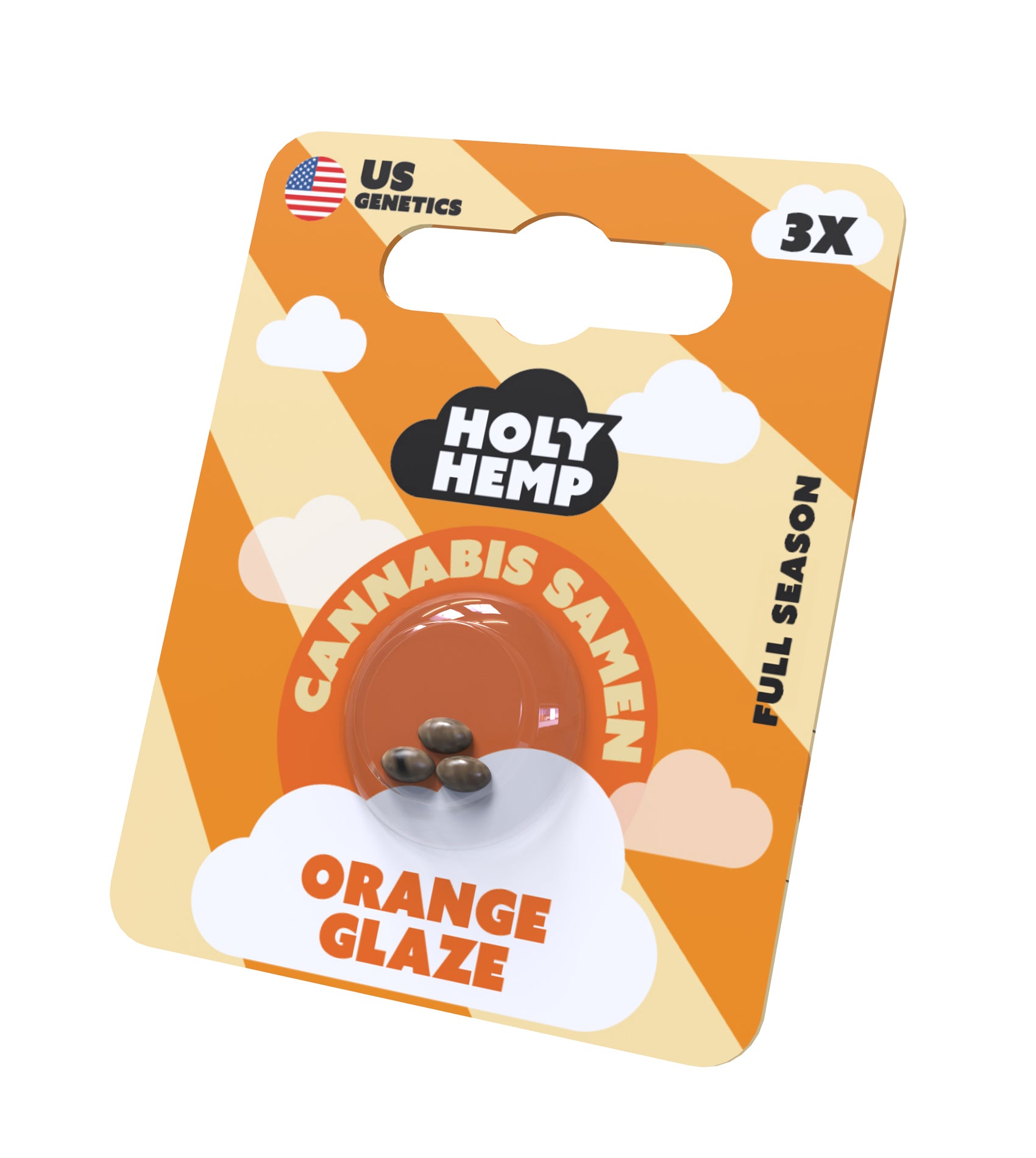 Hanfsamen HolyHemp US Orange Glaze Auto (medizin. Sorte, beruhigend)