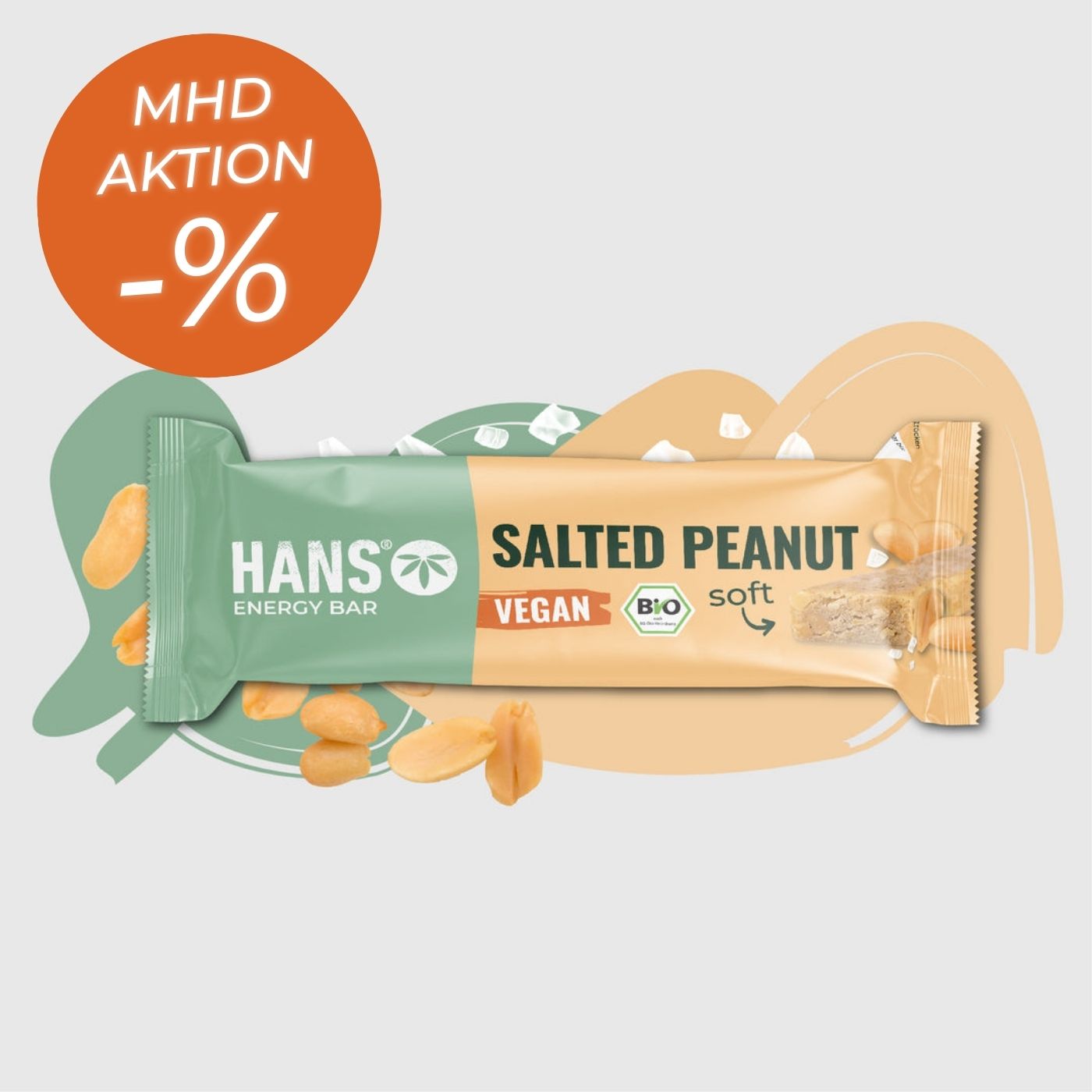 Energieriegel Salted Peanut - 33% Rabatt - MHD Aktion!