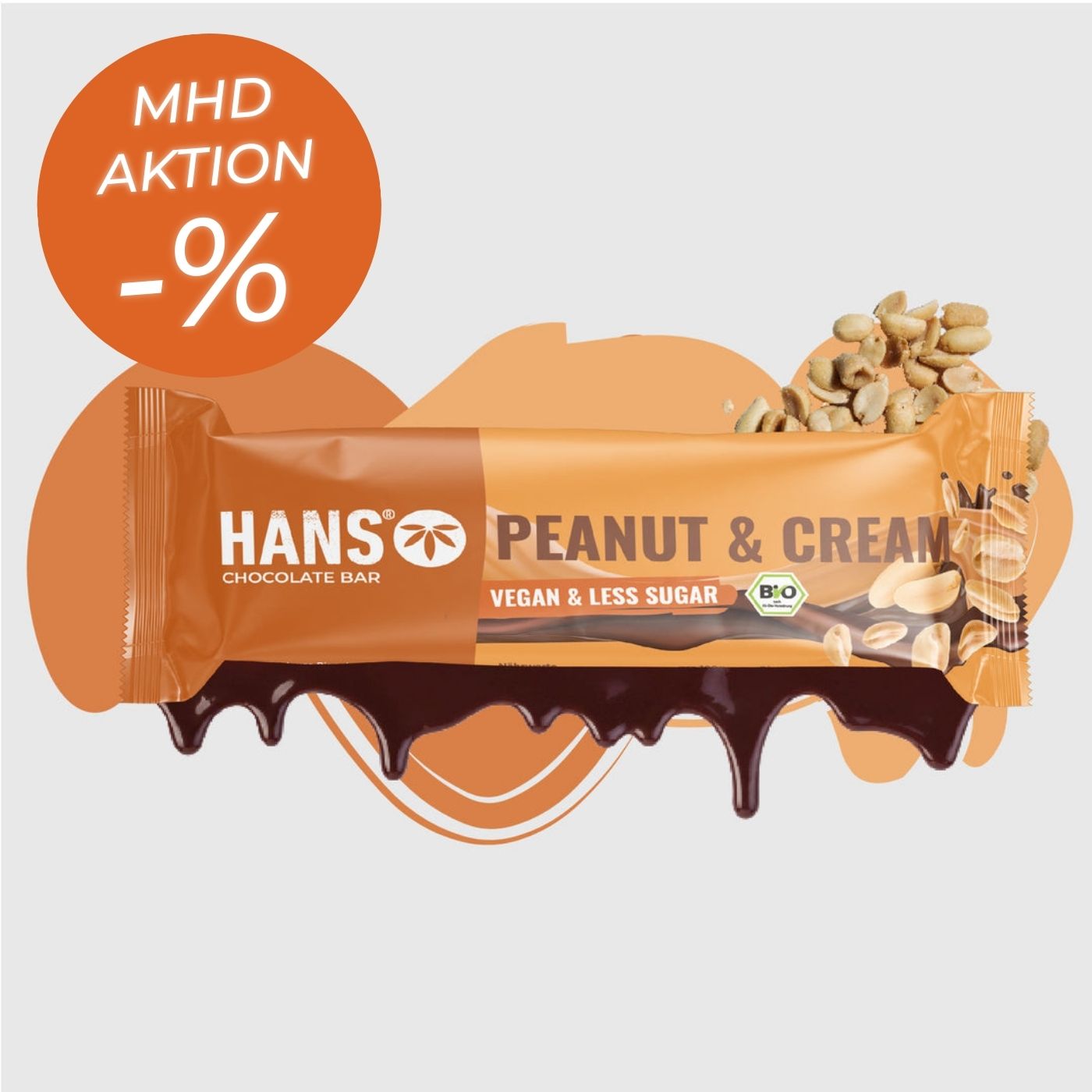 Schokoriegel Peanut & Cream - 30% Rabatt - MHD Aktion!