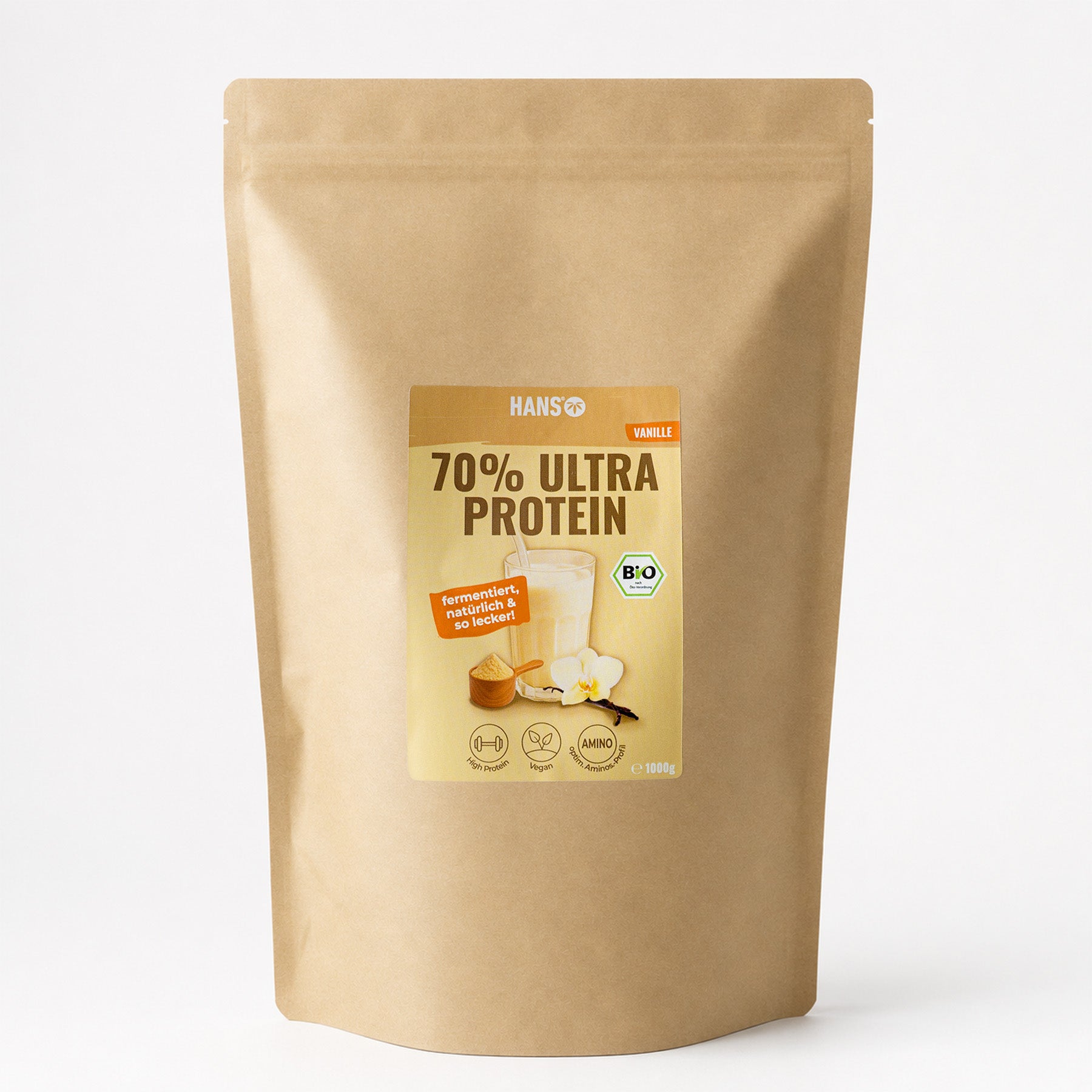 Ultra Protein Vanille Vegan I 70% Proteingehalt