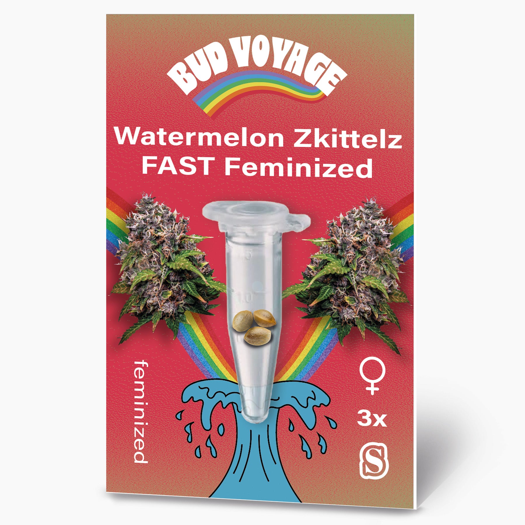 Hanfsamen BudVoyage Watermelon Zkittlez FAST (euphorisch, kreativ, fröhlich, entspannend