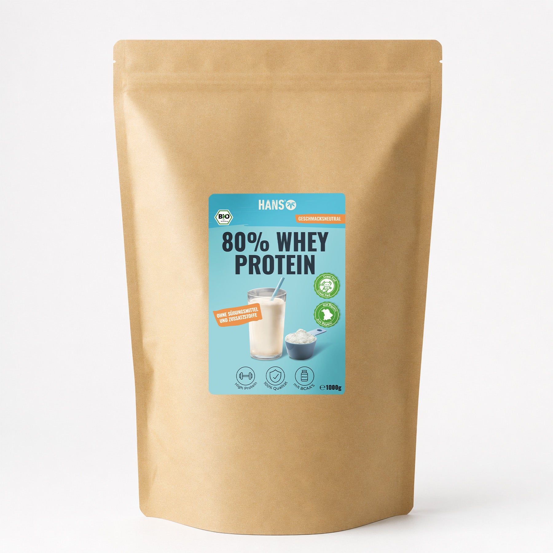 Bio Whey Protein I 80% Proteingehalt | Vegetarisch