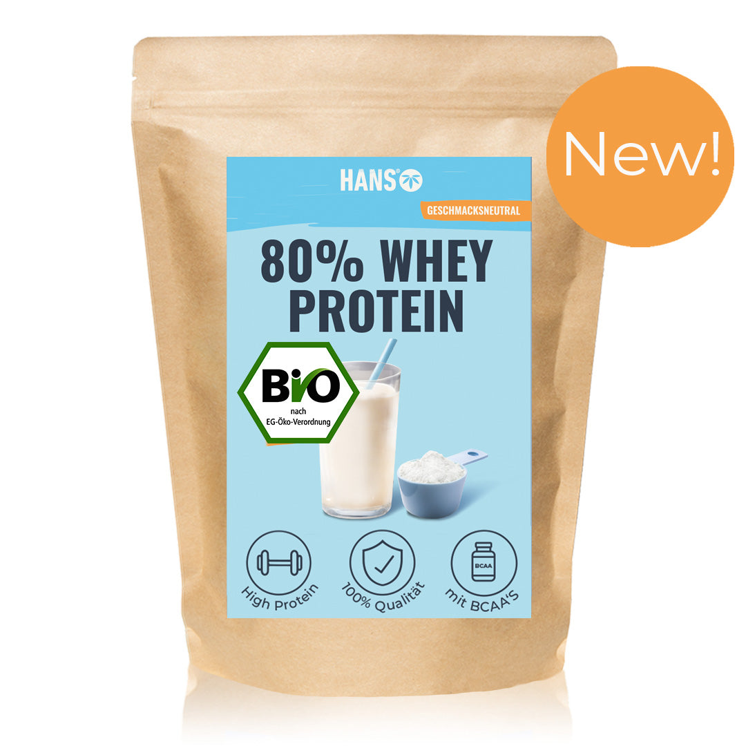 Bio Whey Protein I 80% Proteingehalt | Vegetarisch