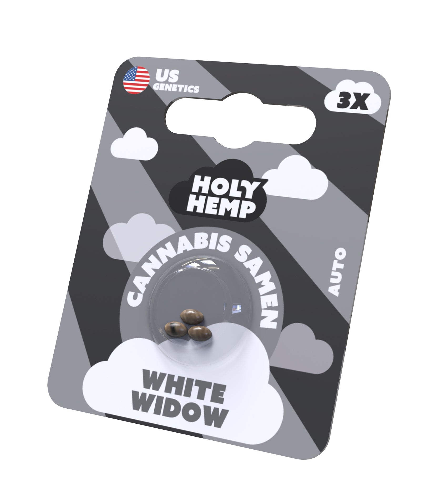 Hanfsamen HolyHemp US White Widow Auto (Klassiker, kreativ, kräftig)