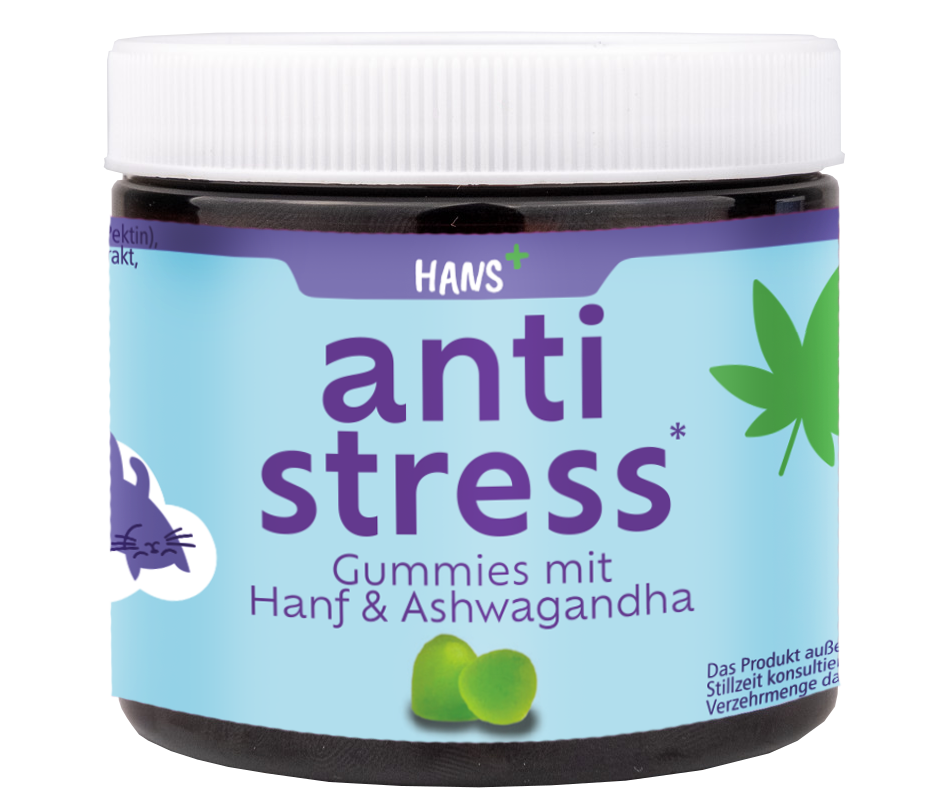 Anti Stress Gummies mit Hanf & Ashwagandha I Zuckerfrei & Vegan