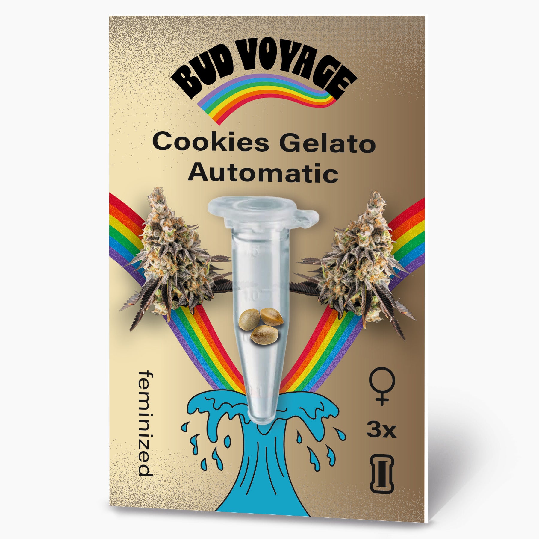 Hanfsamen BudVoyage Cookies Gelato Auto (Ausgeglichen, kreativ, entspannend)