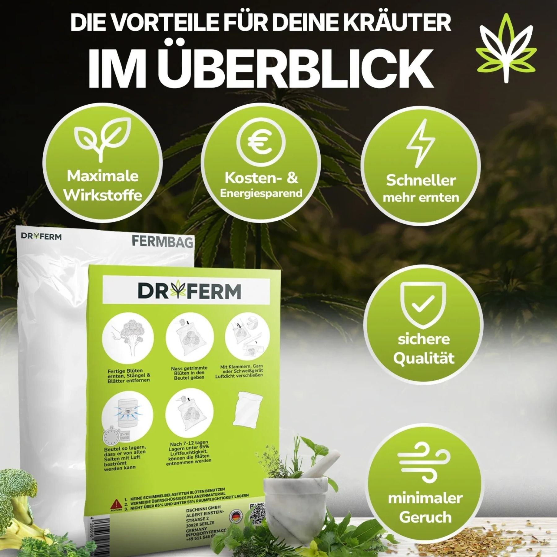 DryFerm Bag - Einfache Trocknung und Fermentation