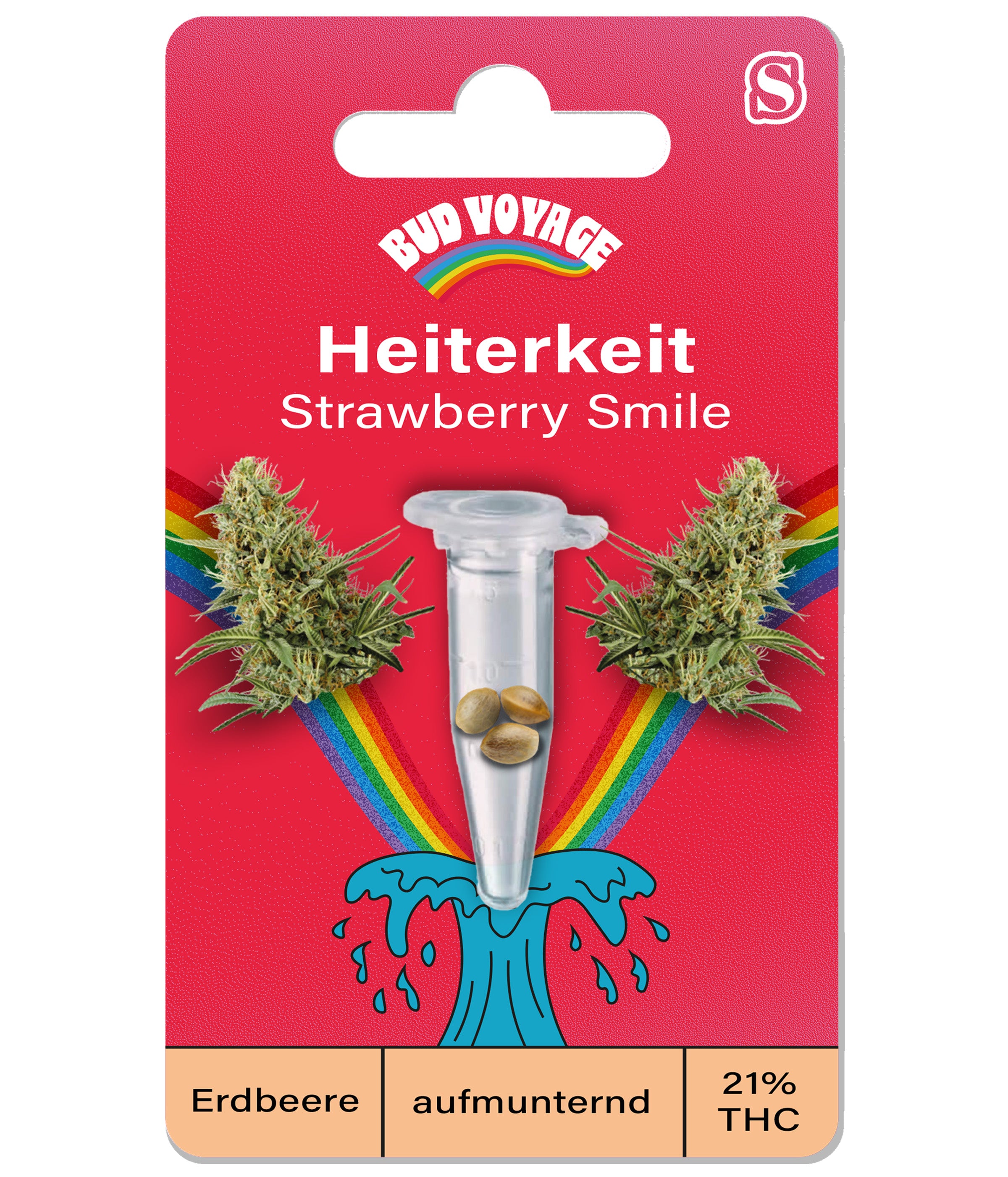 Semena konopí BudVoyage Cheerfulness Auto (Veselý, jasný, kreativní) - POS ONLY