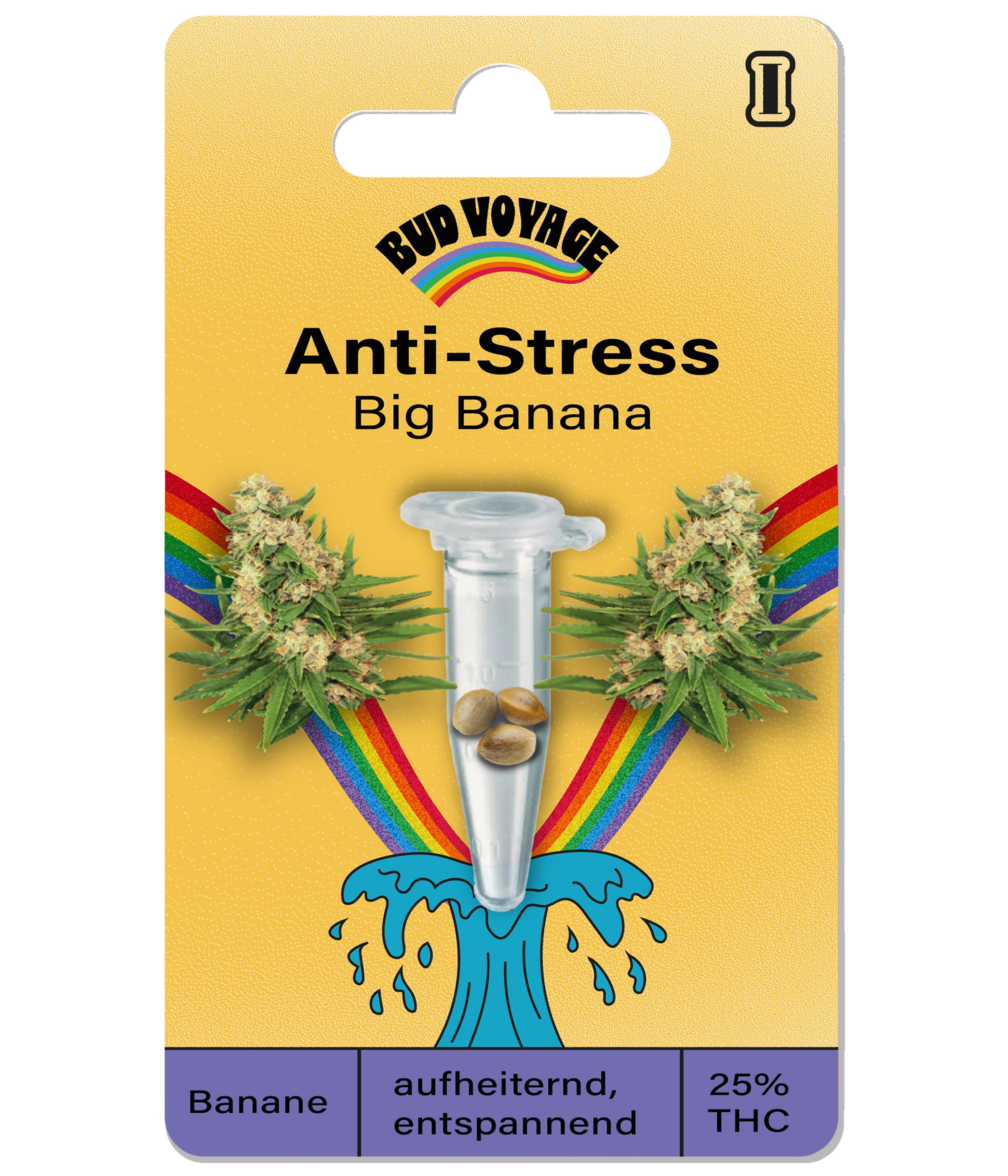 Konopná semínka BudVoyage Anti Stress Fem (antistresové, relaxační, povzbuzující) - POS ONLY