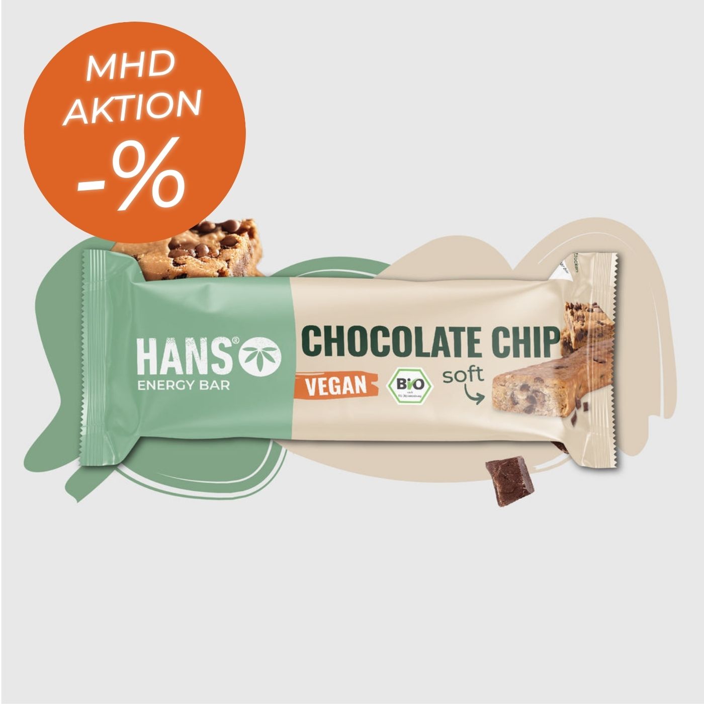 Energieriegel Chocolate Chip - 33% Rabatt - MHD Aktion!