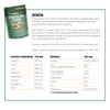 Produktbild von HANS Protein Mix Power, einem grünen Beutel mit verschiedenen Samen und Beeren, 60% Proteinanteil und Magnesiumgehalt,  auf weißem Hintergrund
