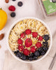 Overnight oats with fresh fruit and hemp seeds - HANS Brainfood