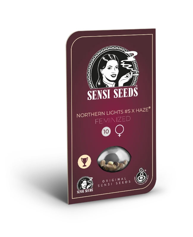 Hanfsamen Sensi Northern Lights #5 X Haze Fem (zitrus, kreativ, entspannt)