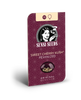 Sensi Seeds packaging features Sweet Cherry Kush feminized seeds in a burgundy red design with a retro woman and geometric patterns ten seeds are pictured
