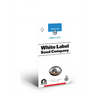 White Label Seed Company product image showing a pack of ten feminized seeds a Sensi Seeds Company product with a clear view of the seeds themselves and a blue and white label
