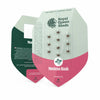 Royal Queen Seeds packaging shows feminized Mexican Rush cannabis seeds in clear capsules on a pink and green background with a skull and crossbones logo
